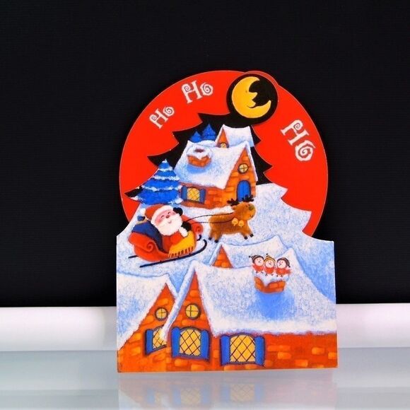 Vintage Christmas Greeting Cards 1980s England - Picture 1 of 6